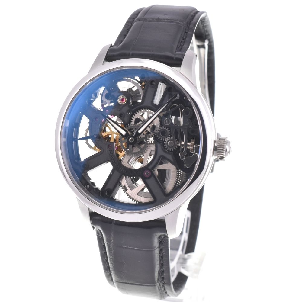 モーリスラクロア MAURICE LACROIX MP 7228 SS 001 000 マスターピース スケルトン 手巻き メンズ き B 141834