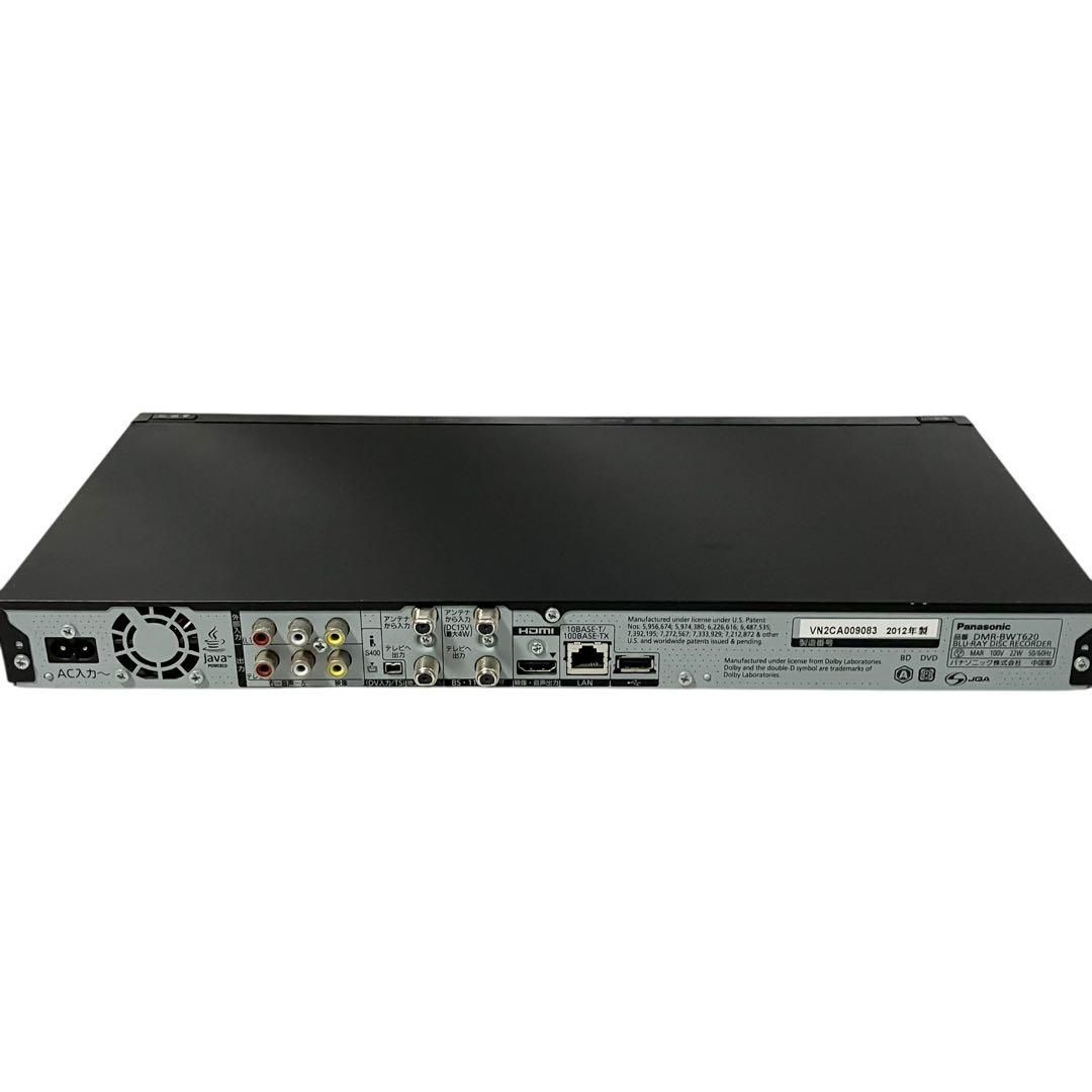 Panasonic DIGA 2番組同時録画 1TB ブルーレイレコーダー DMR-BWT620-K
