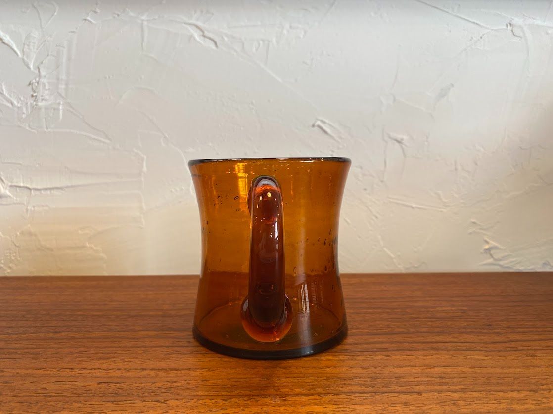 1950 1970 s ヴィンテージ Erik Hoglund エリック ホグラン Boda ボダ マグジョッキ アンバー 小皿 カトラリー