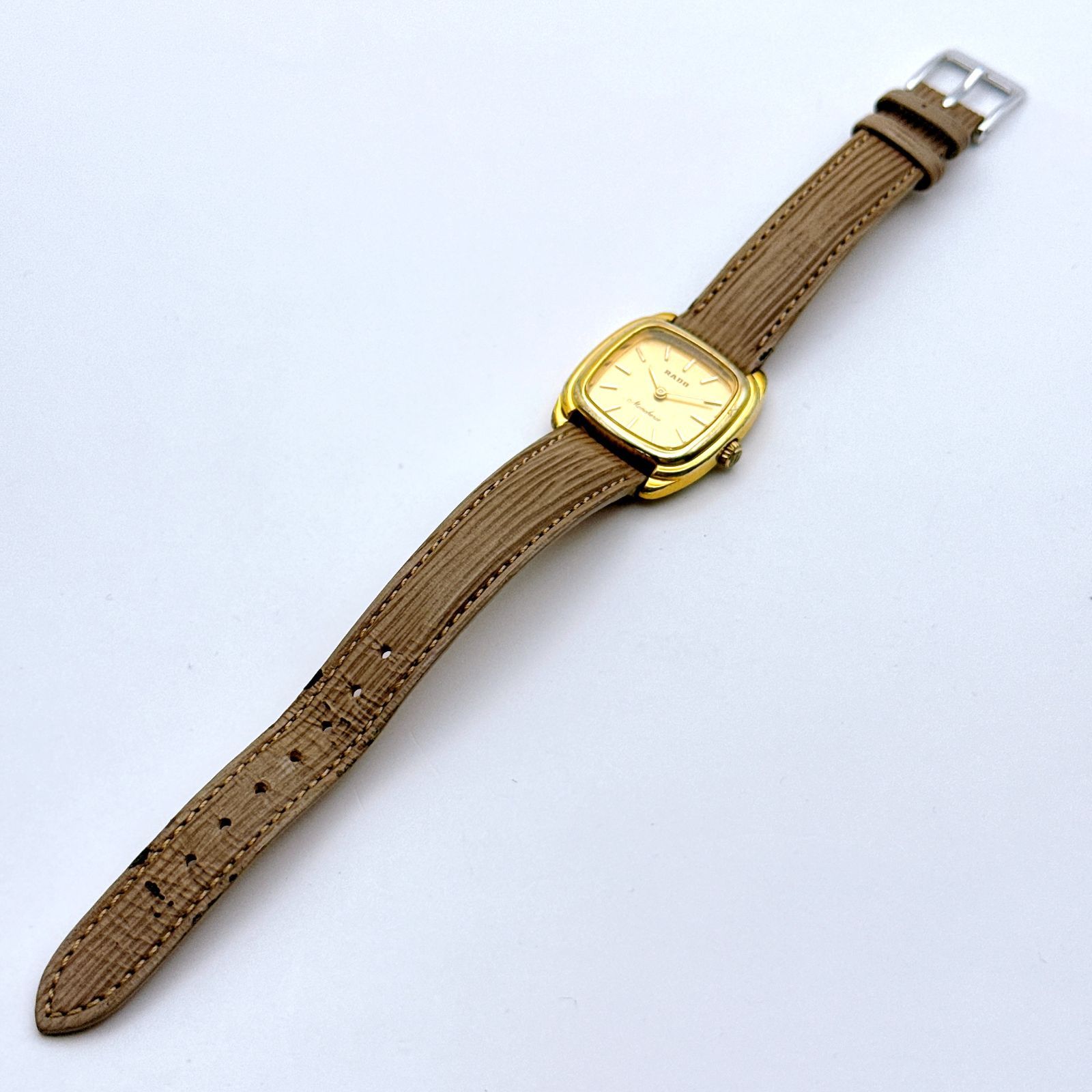 A104【アンティーク】RADO Moncherie ラドー ゴールドカラー 