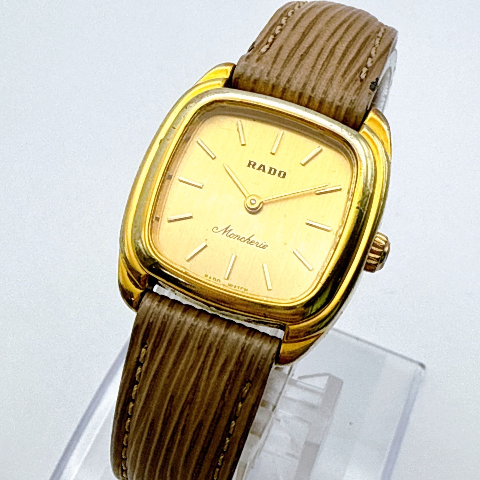 A102【アンティーク】RADO Moncherie ラドー ゴールドカラー
