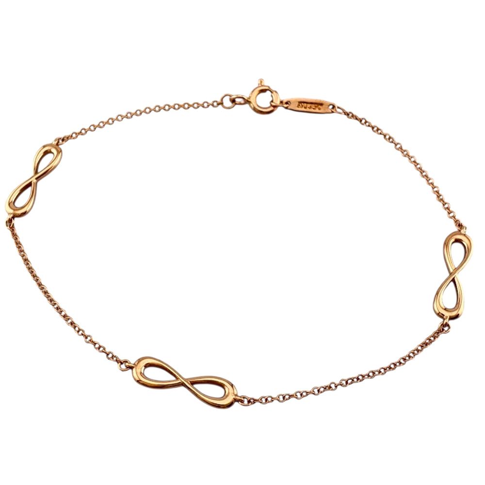 ティファニー インフィニティ ブレスレット 18金 K 18ピンクゴールド レディース TIFFANY-Co.