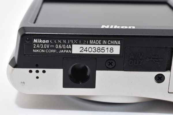 ☆極上品☆ Nikon ニコン COOLPIX L21 コンパクトデジタルカメラ #K512