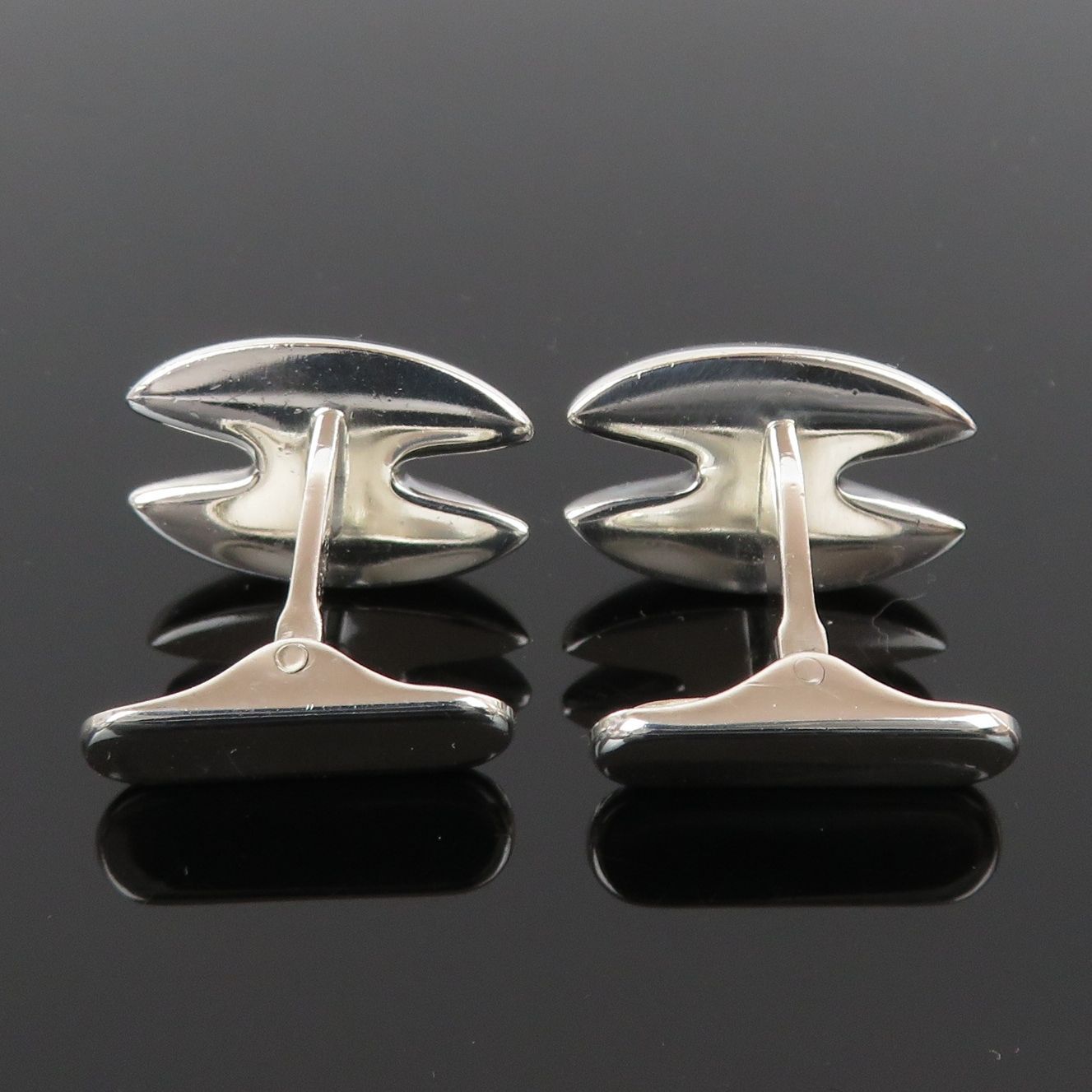 Hans Hansen HaH ハンスハンセンカフスボタン カフリンクス シルバー