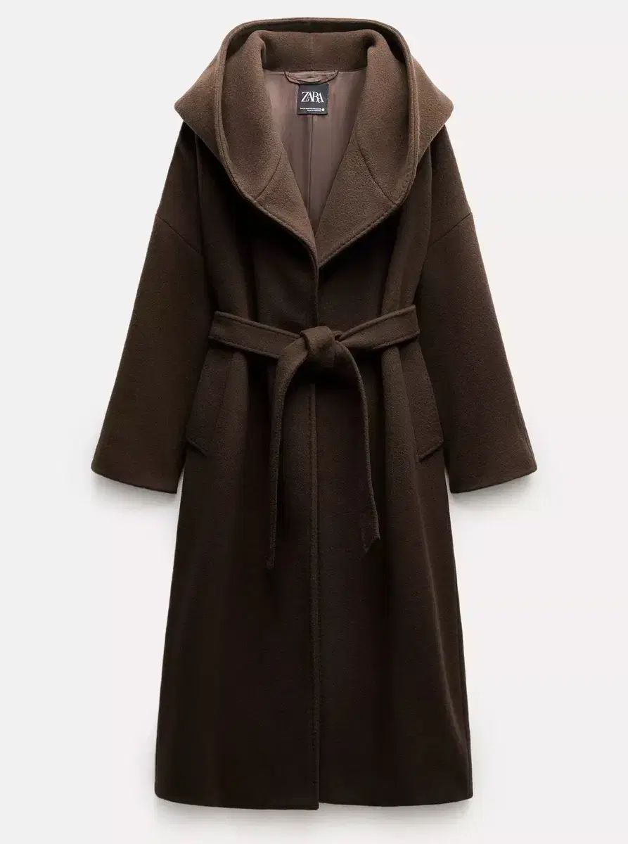 販売 ZARA ザラ ブラウン ウール WHO フード コート XS-S ZARA コート