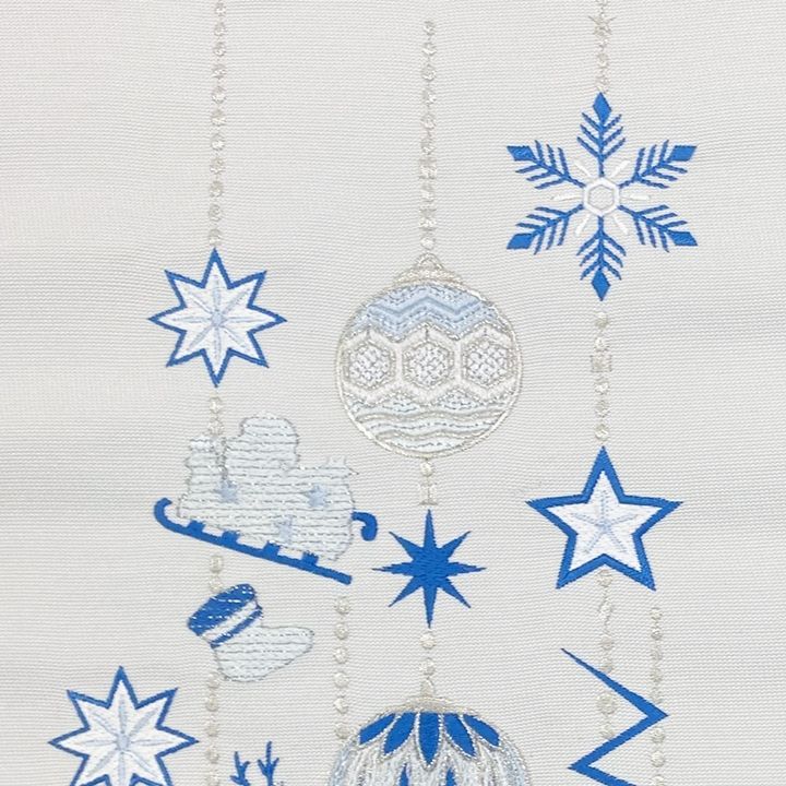 期間限定 お値引き中】新品 未仕立て品 名古屋帯 九寸帯 クリスマス