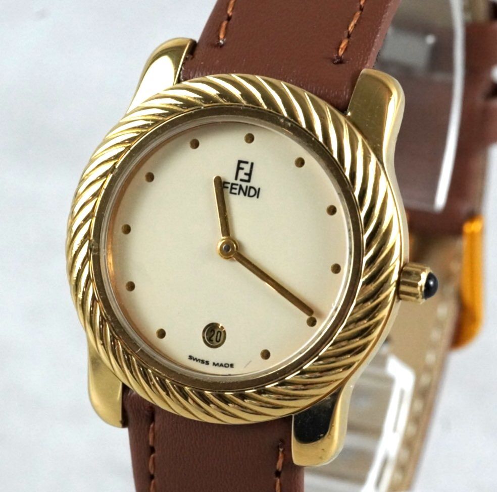 電池交換済み】 FENDI フェンディ 腕時計 wacth 860J クォーツ quartz
