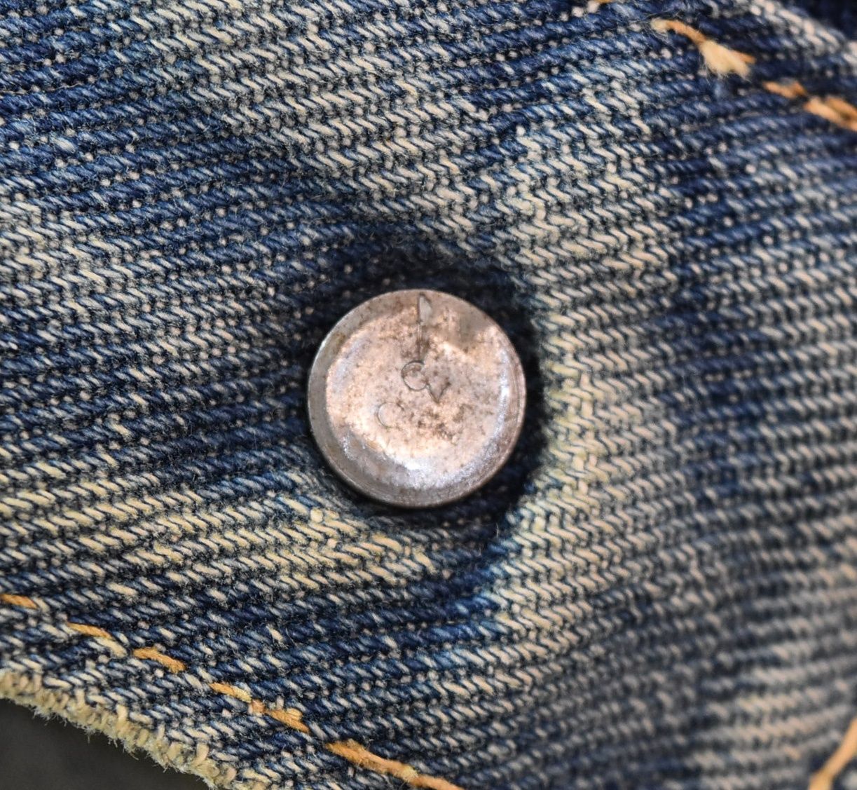 リー Lee 60s Vintage 101Z サイド黒タグ セミオートタロン ボタン裏33 