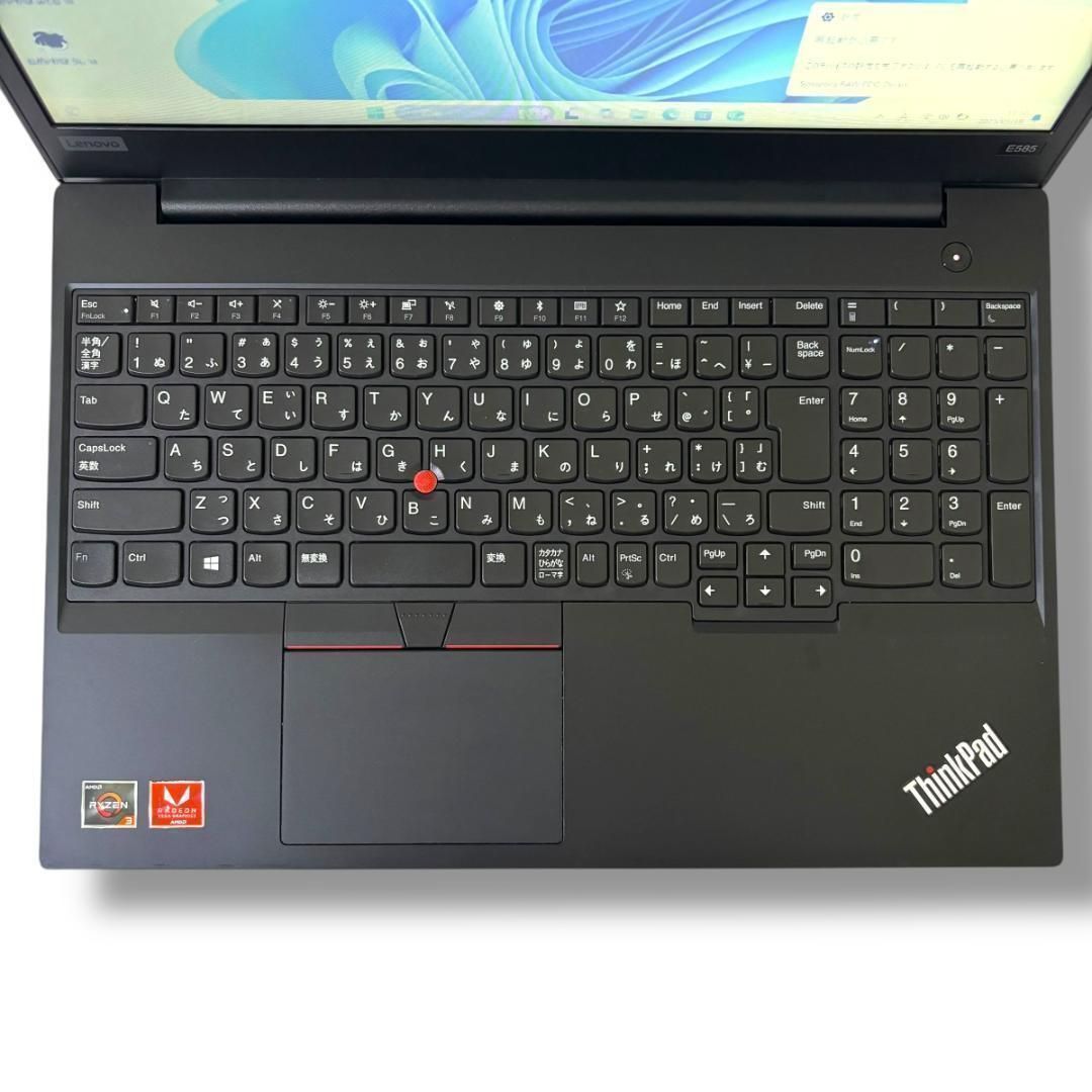 474/Lenovo/Ryzen3/ThinkPad E585/メモリ/8GB/SSD512GB - メルカリ
