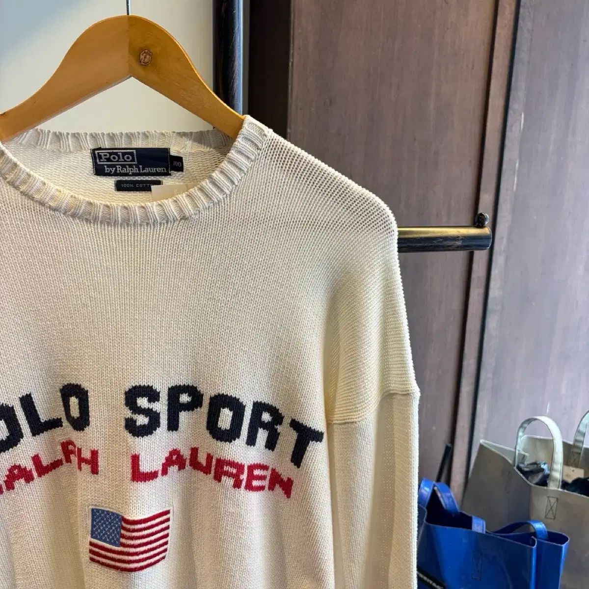 15077 - ポロラルフローレン 星条旗 ニット - メルカリ
