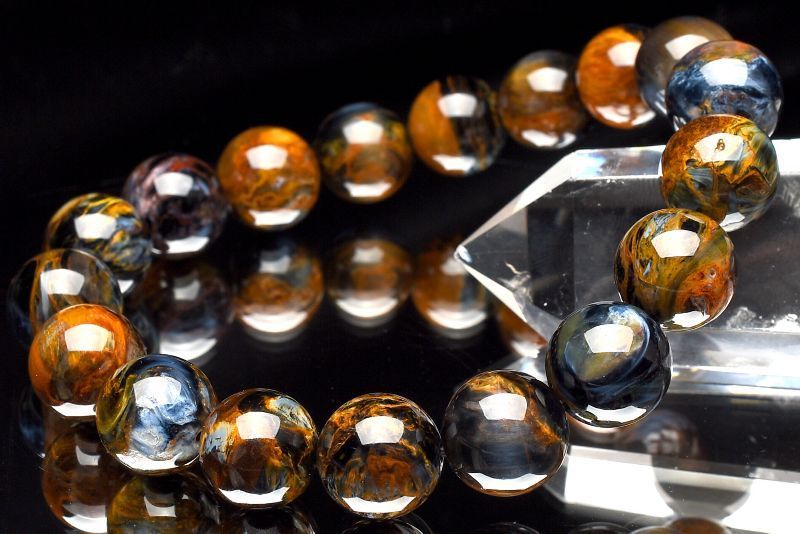  １点物 嵐の石 高品質 ピーターサイト 11.5 mm ブレスレット パワーストーン 天然石 _U 8162 ブレスレット バングル アクセサリー