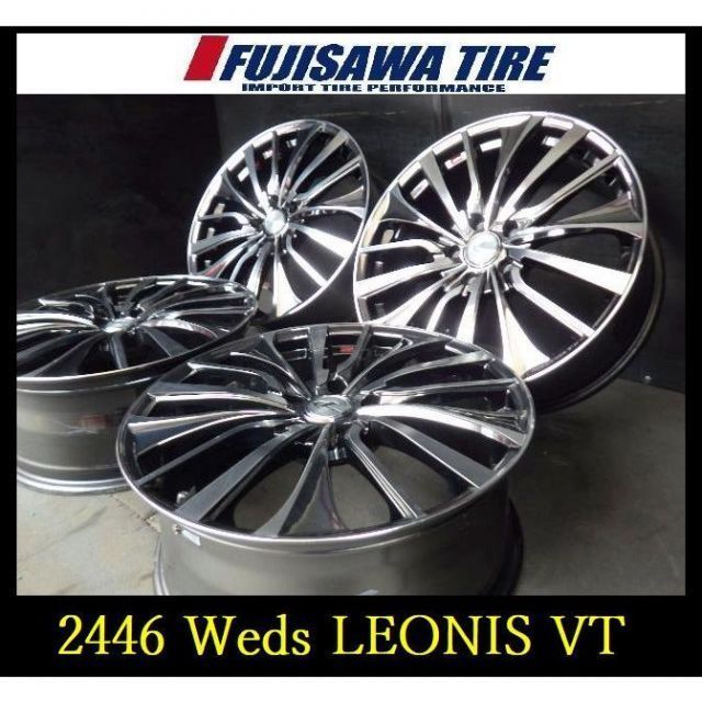 2446 Weds LEONIS VT 19 x 7 5 J 5穴 PCD 114 3 48 4本