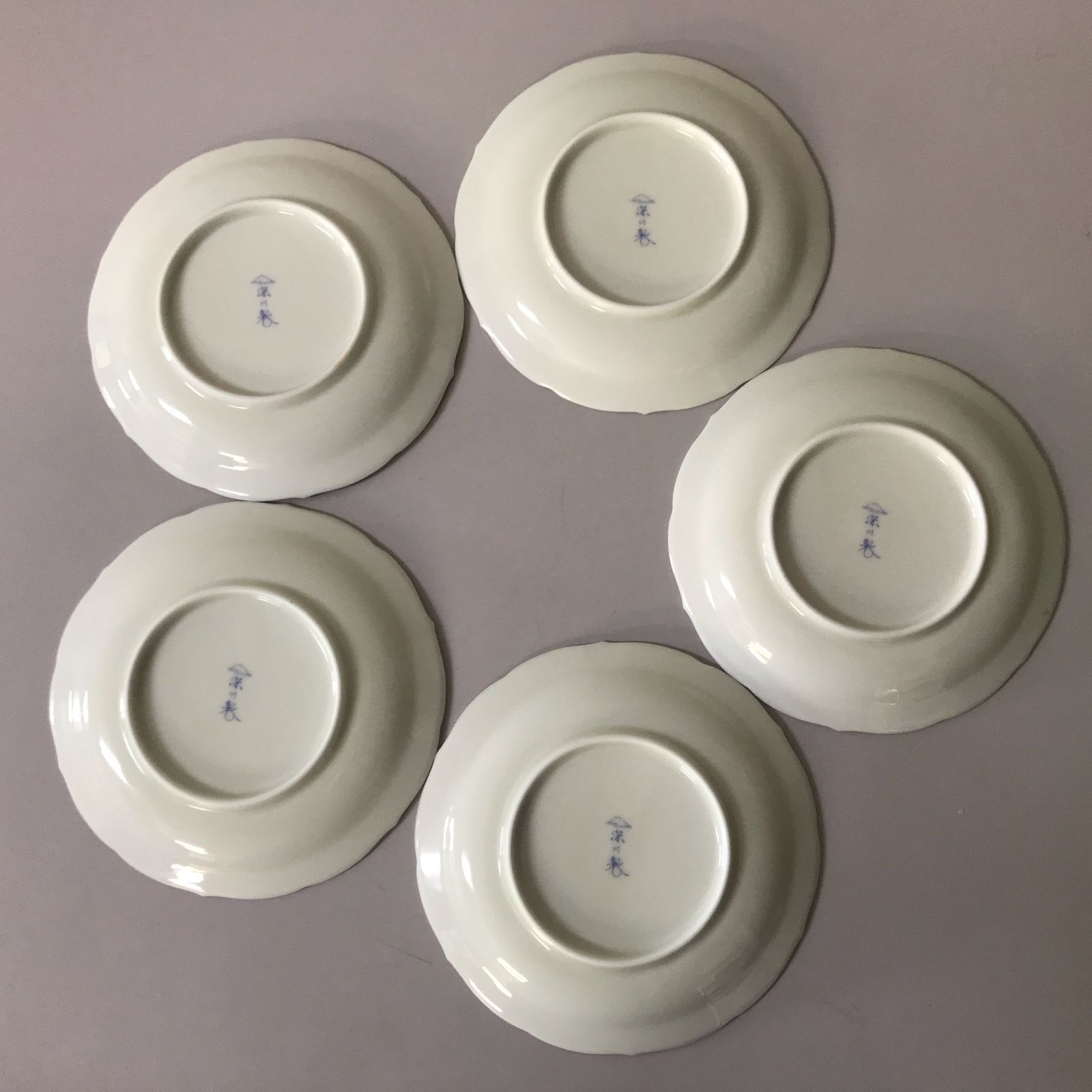 〇有田焼 深川製磁 平皿 5客 【未使用に近い】 - メルカリ