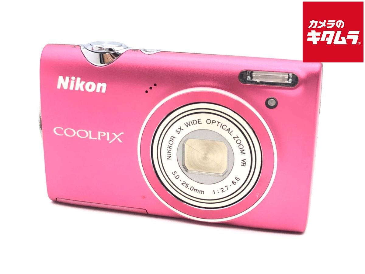 並品 ニコン COOLPIX S 5100 ホットピンク