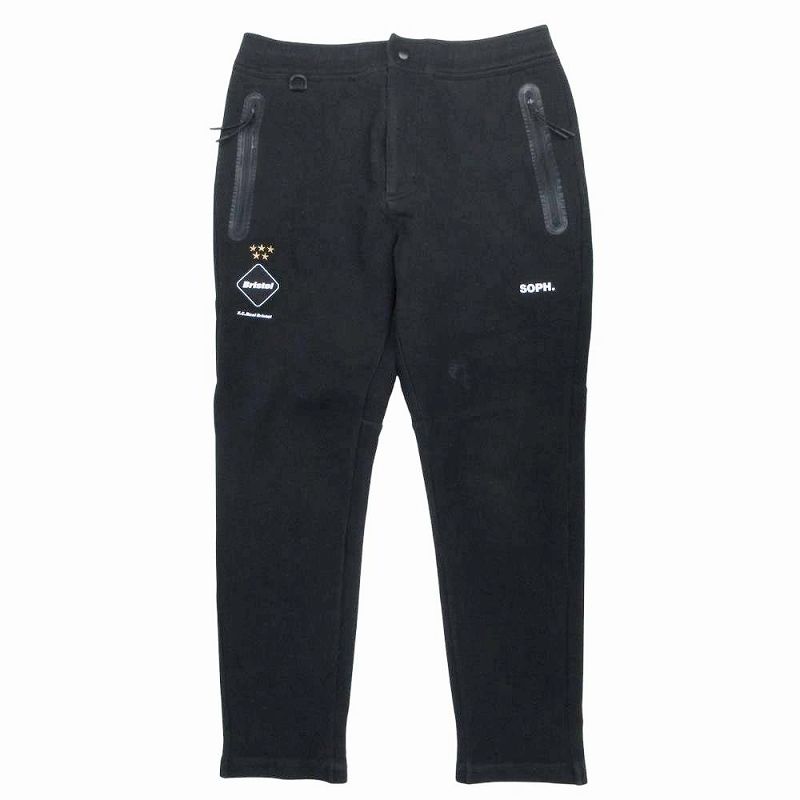 【極美品】FCRB テックスウェットフラットヘムパンツ ブラック 5ポケット S F.C.Real Bristol（エフシーレアルブリストル）の「TECH SWEAT FLAT