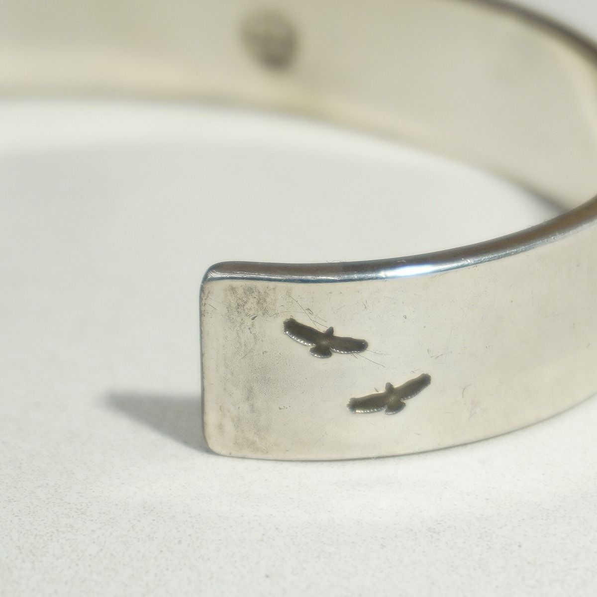 wingrock ウィングロック　K18 金メタル付き　平打ち　バングル 正規 WING ROCK ウィングロック ウイングロック K18 金メタル 平打ち