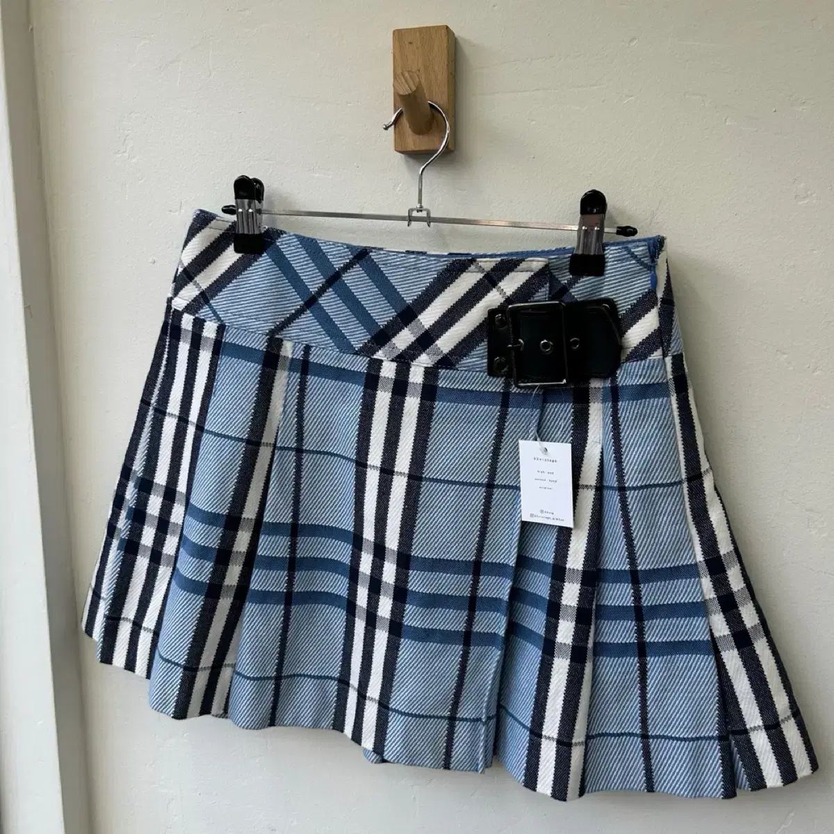 バーバリーブルーレーベル　ミニ丈スカート 15157 - バーバリー ブルーレーベル バックル チェック スカート