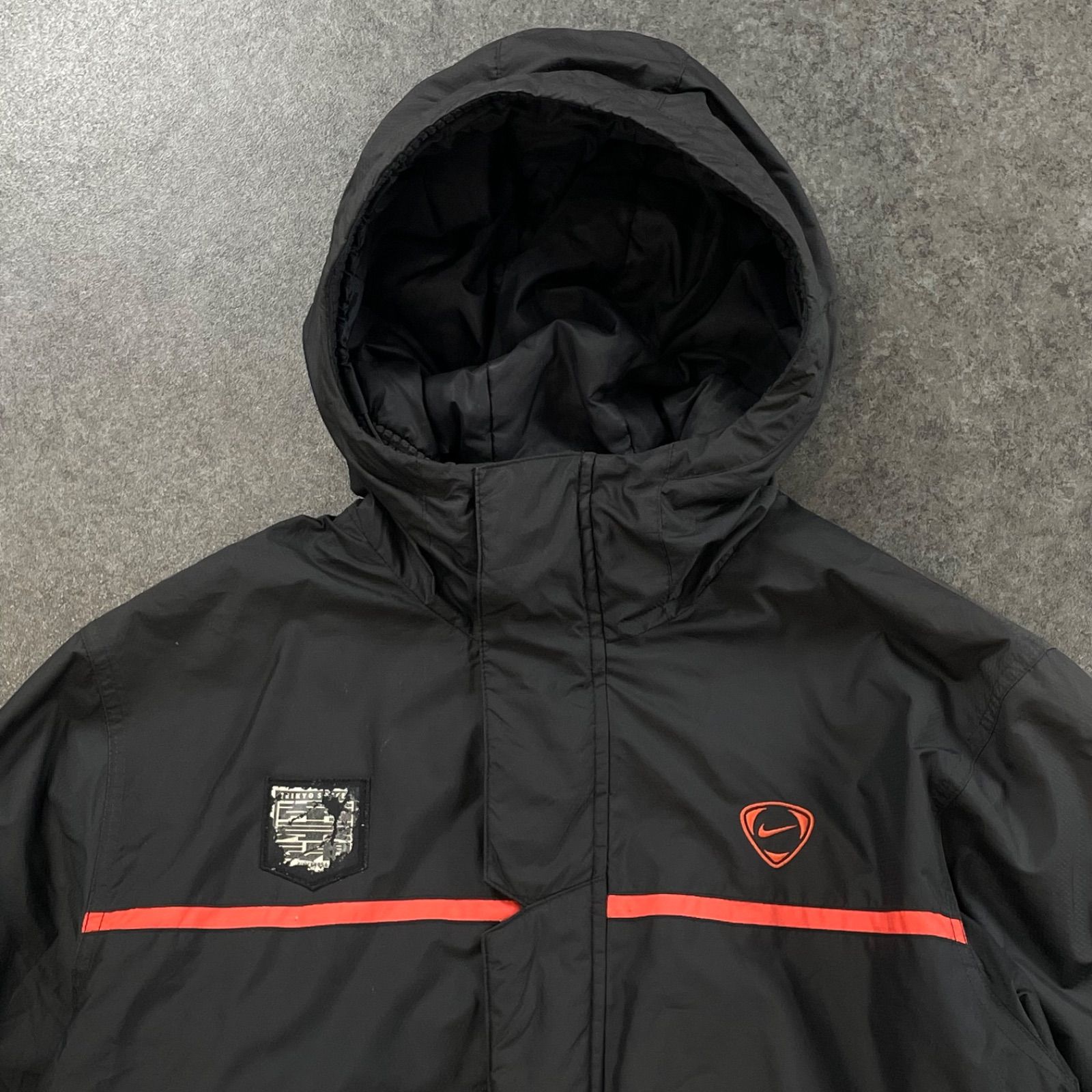 希少 帝京魂 珍品 高校サッカー 名門 00s NIKE Bench Coat Jacket