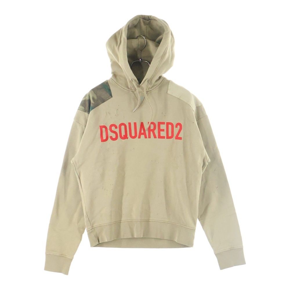 DSQUARED2 (ディースクエアード) 22AW Hoodie ダメージ加工 プル