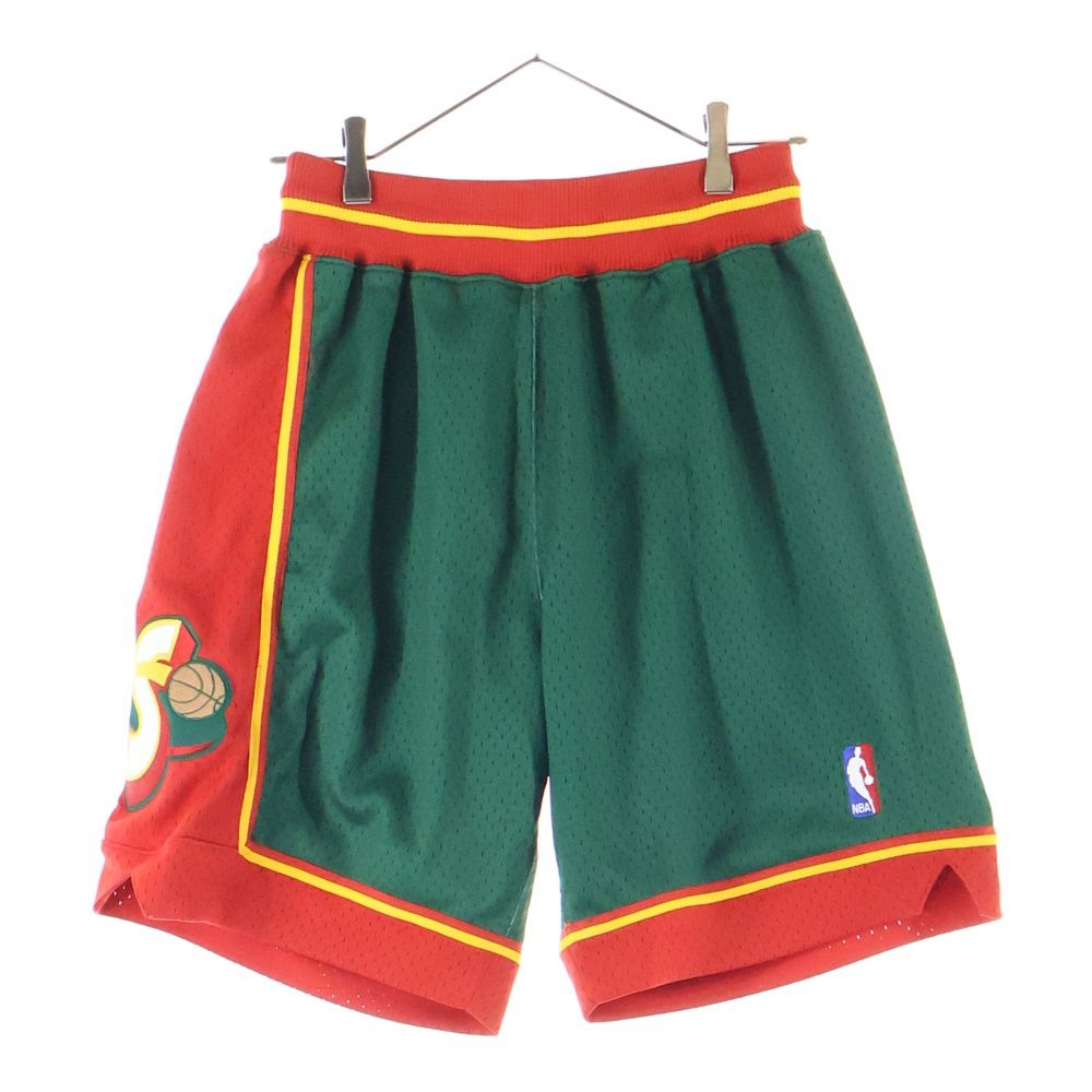 Mitchell-Ness ミッチェル アンド ネス NBA ROAD SHORTS 95-96 オーセンティックロードゲームショーツ ハーフパンツ グリーン