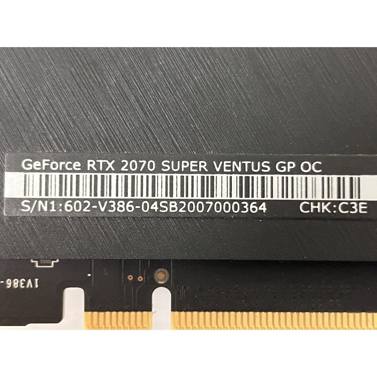 MSI GeForce RTX 2070 SUPER VENTUS GP OC グラフィックボード 8GB