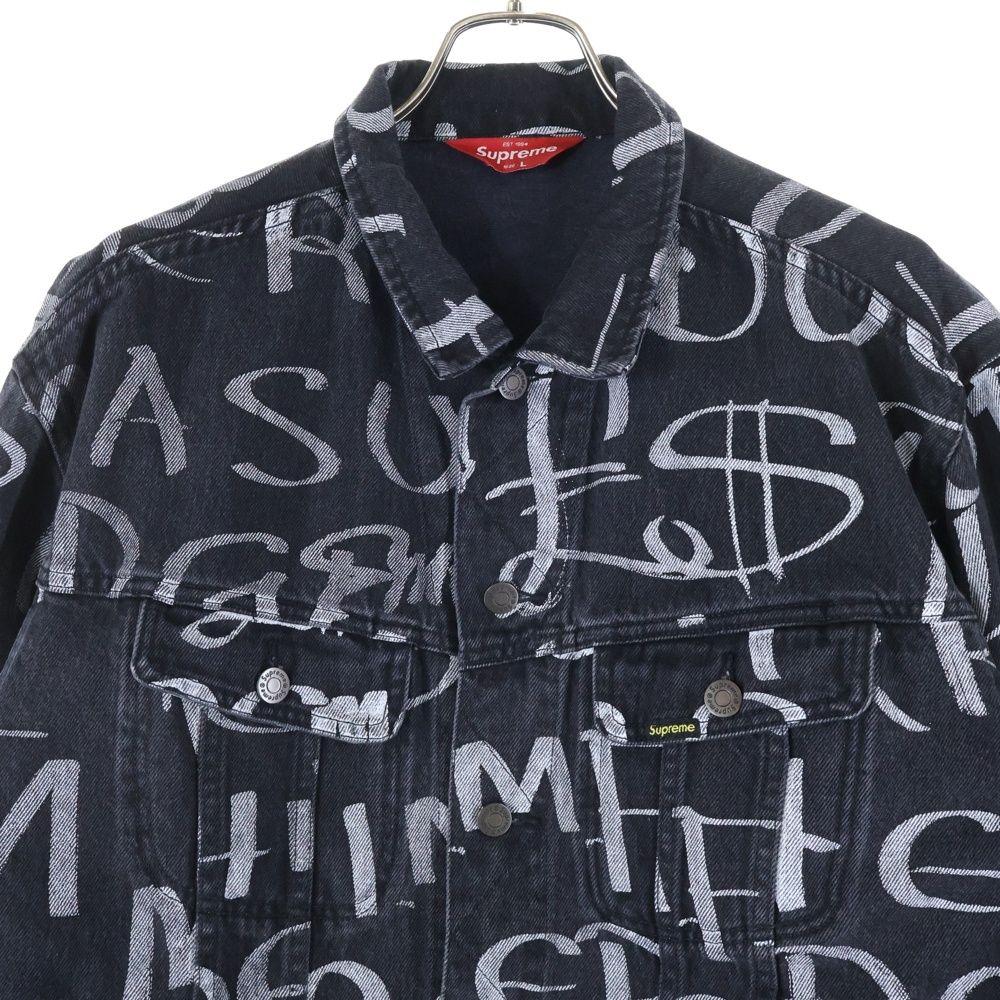 SUPREME (シュプリーム) 20AW Black Ark Denim Trucker Jacket 総柄