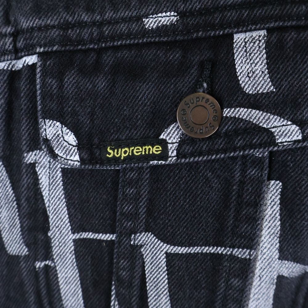 SUPREME (シュプリーム) 20AW Black Ark Denim Trucker Jacket 総柄