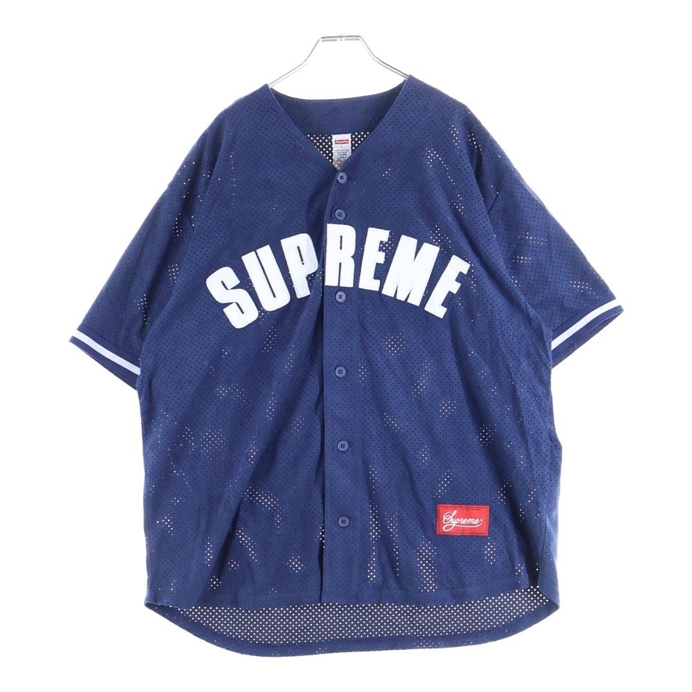 SUPREME (シュプリーム) 24SS Ultrasuede Mesh Beseball Jersey