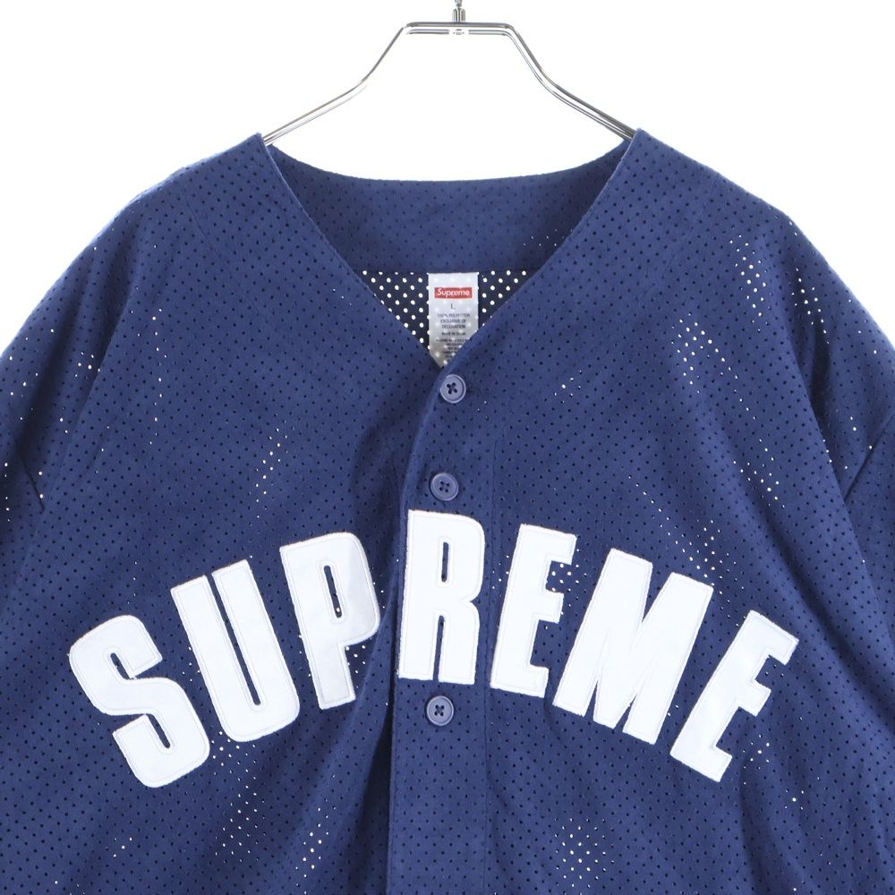 SUPREME (シュプリーム) 24SS Ultrasuede Mesh Beseball Jersey