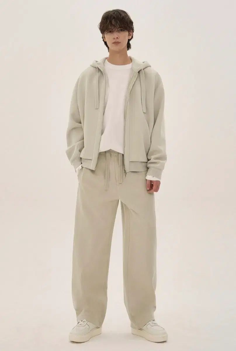 システムオム バンディング ワイド スウェット パンツ