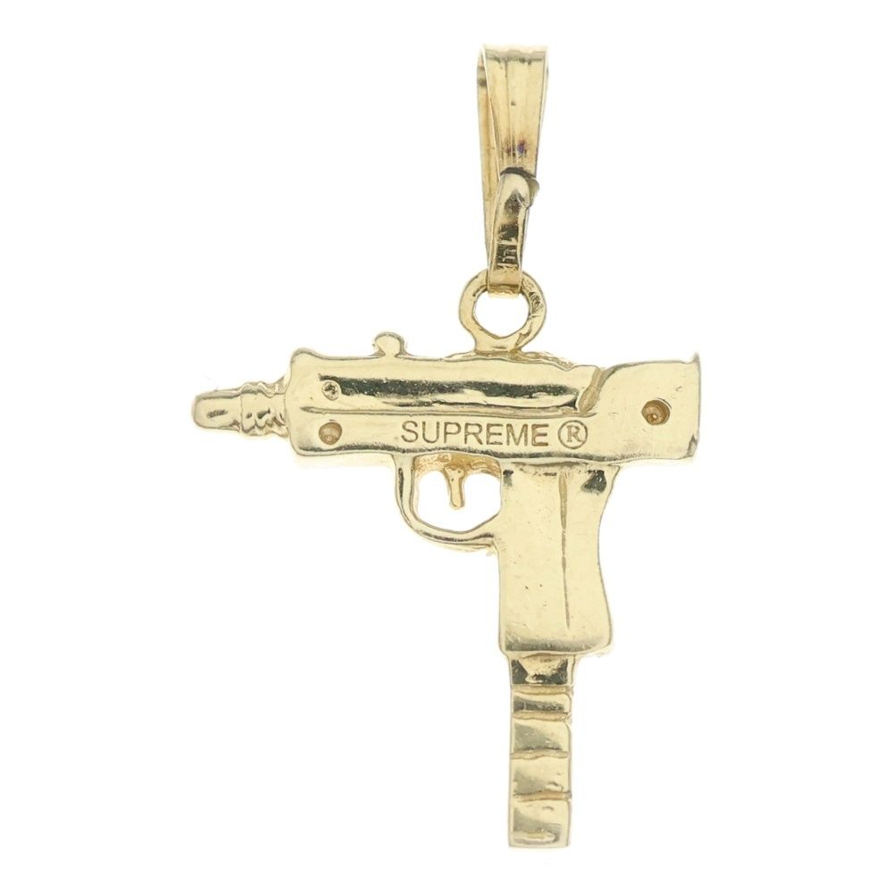 SUPREME シュプリーム 15 AW Uzi G Pendant ウージー サブマシンガン ペンダントトップ ゴールド 14 KYG