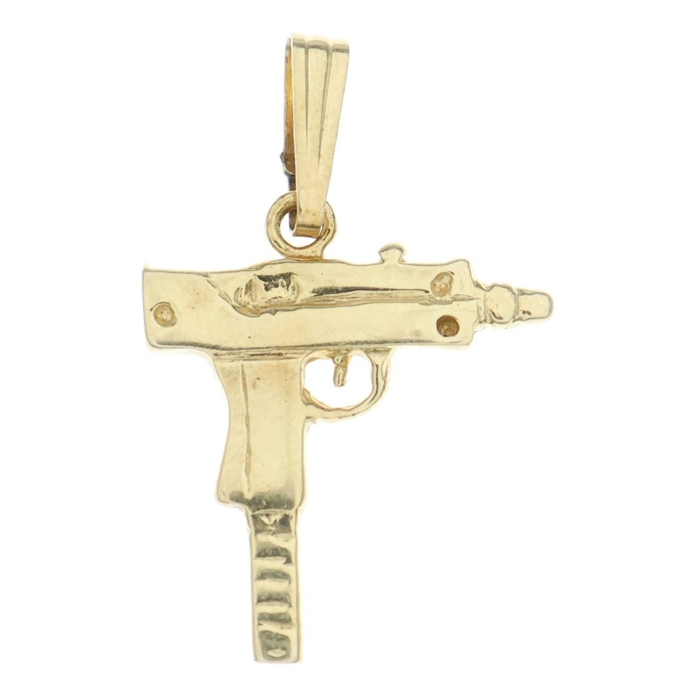 SUPREME シュプリーム 15 AW Uzi G Pendant ウージー サブマシンガン ペンダントトップ ゴールド 14 KYG