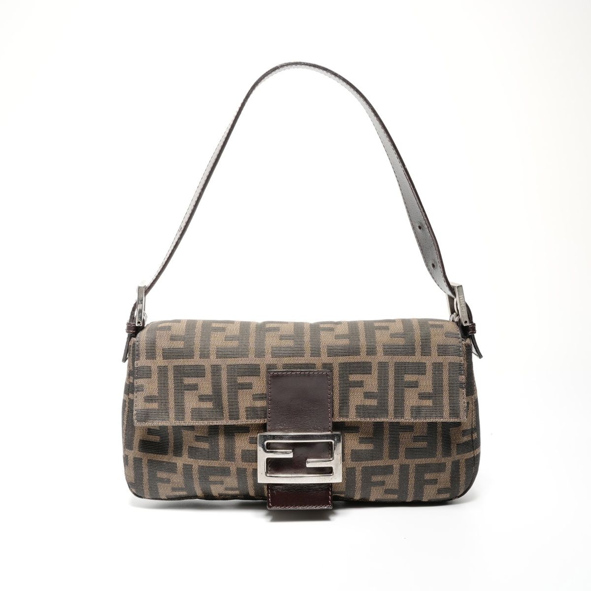 美品★FENDI フェンディ　マンマバケット　ワンショルダー　ズッカ FENDI（フェンディ） 極 美品 ヴィンテージ マンマバケット ズッカ FF