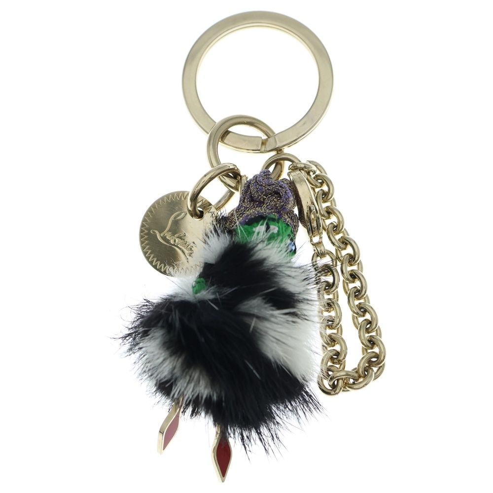 CHRISTIAN LOUBOUTIN (クリスチャンルブタン) Key Ring Mink ミンク