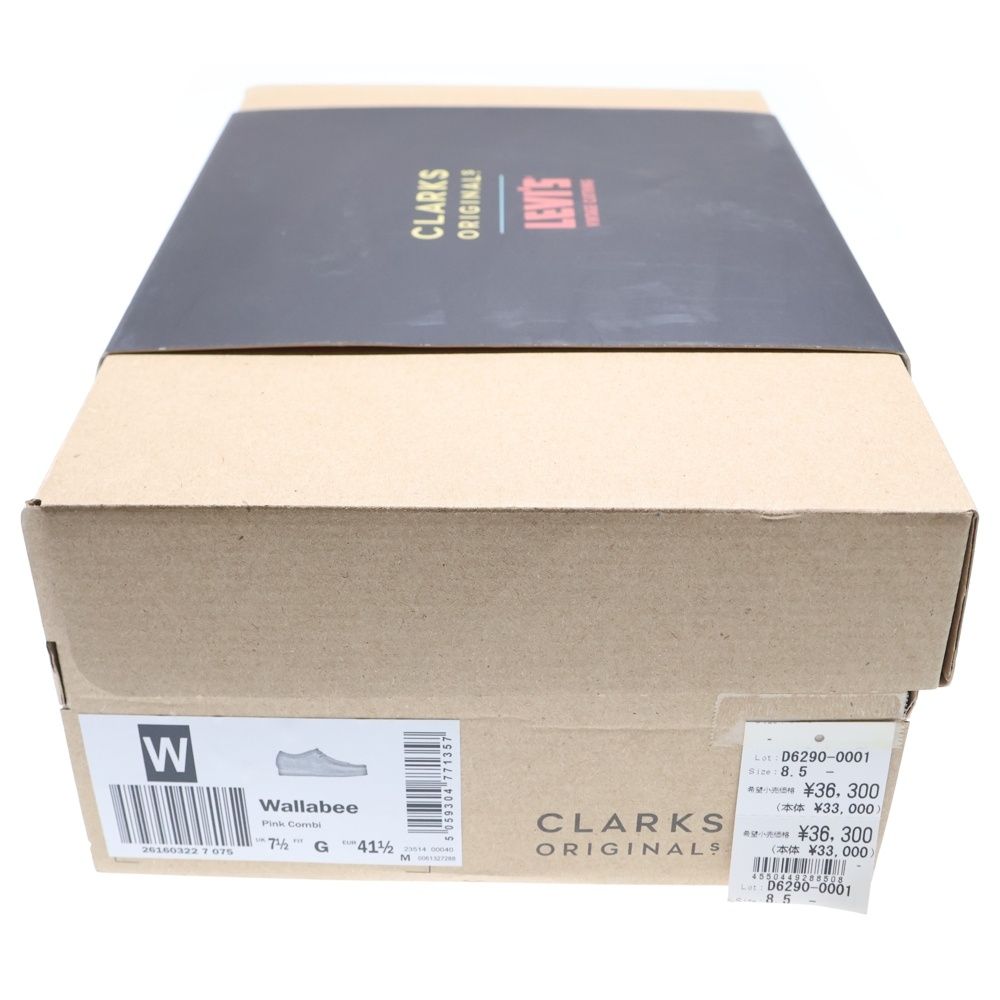  Clarks クラークス Levi s Wallabee リーバイス ワラビー スエード モカシン シューズ ピンク その他 靴
