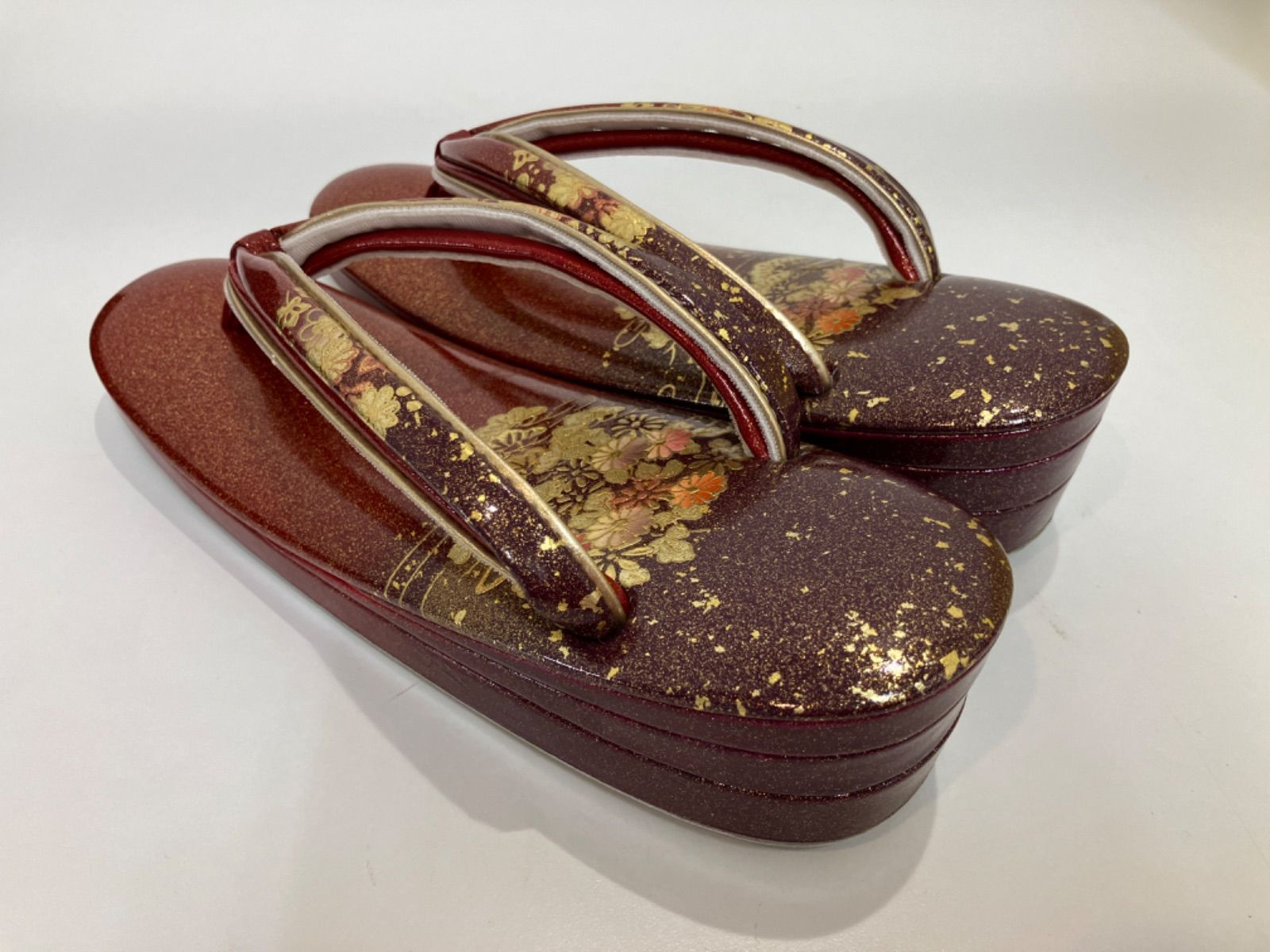 ☆キンワシ印 象嵌 蒔絵 バッグ 草履セット - メルカリ