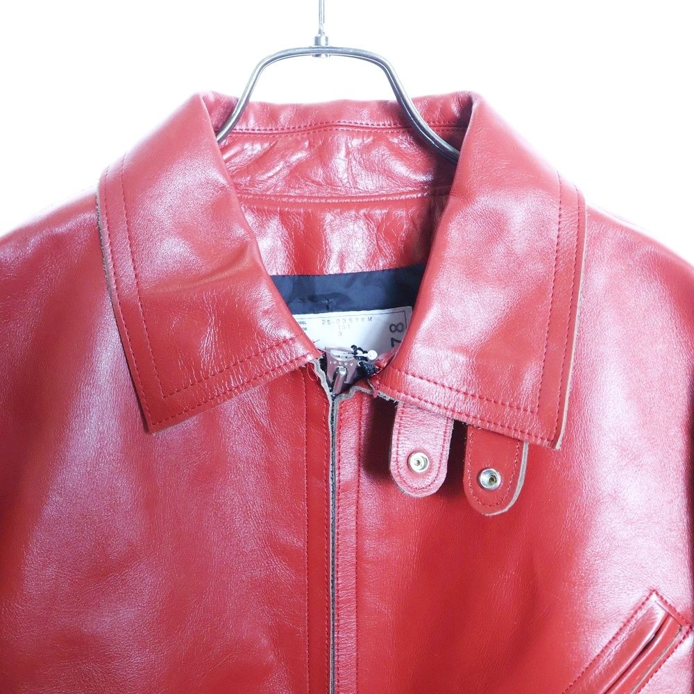 ジャケット・アウター sacai 25ss leather jacket Red size 2 sacai