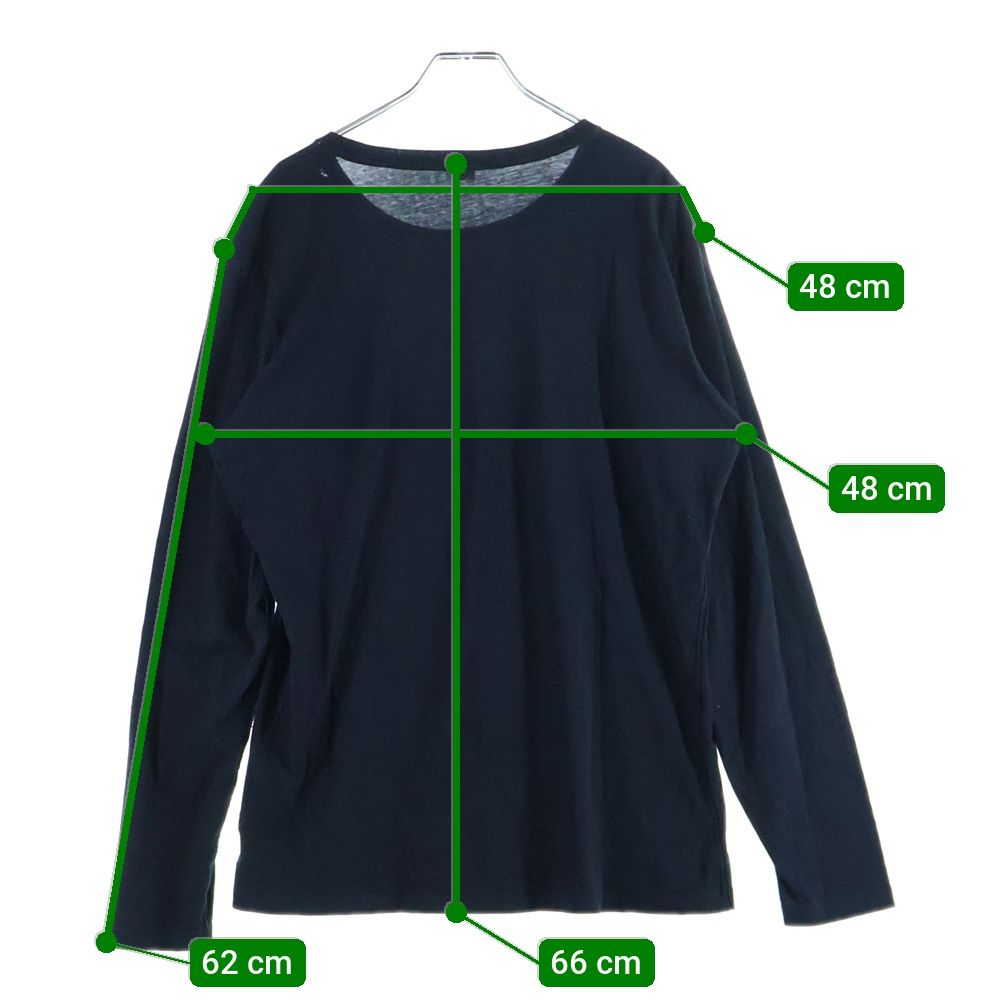 DIESEL (ディーゼル) フロントグラフィックプリント 長袖Tシャツ