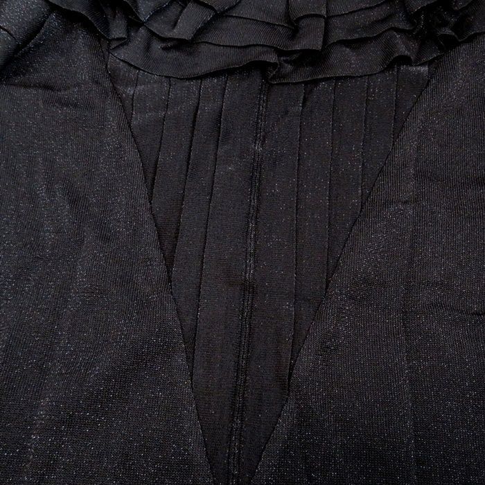 CHANEL シャネル サマーニット ノースリーブ フリル ラメ サイズ38