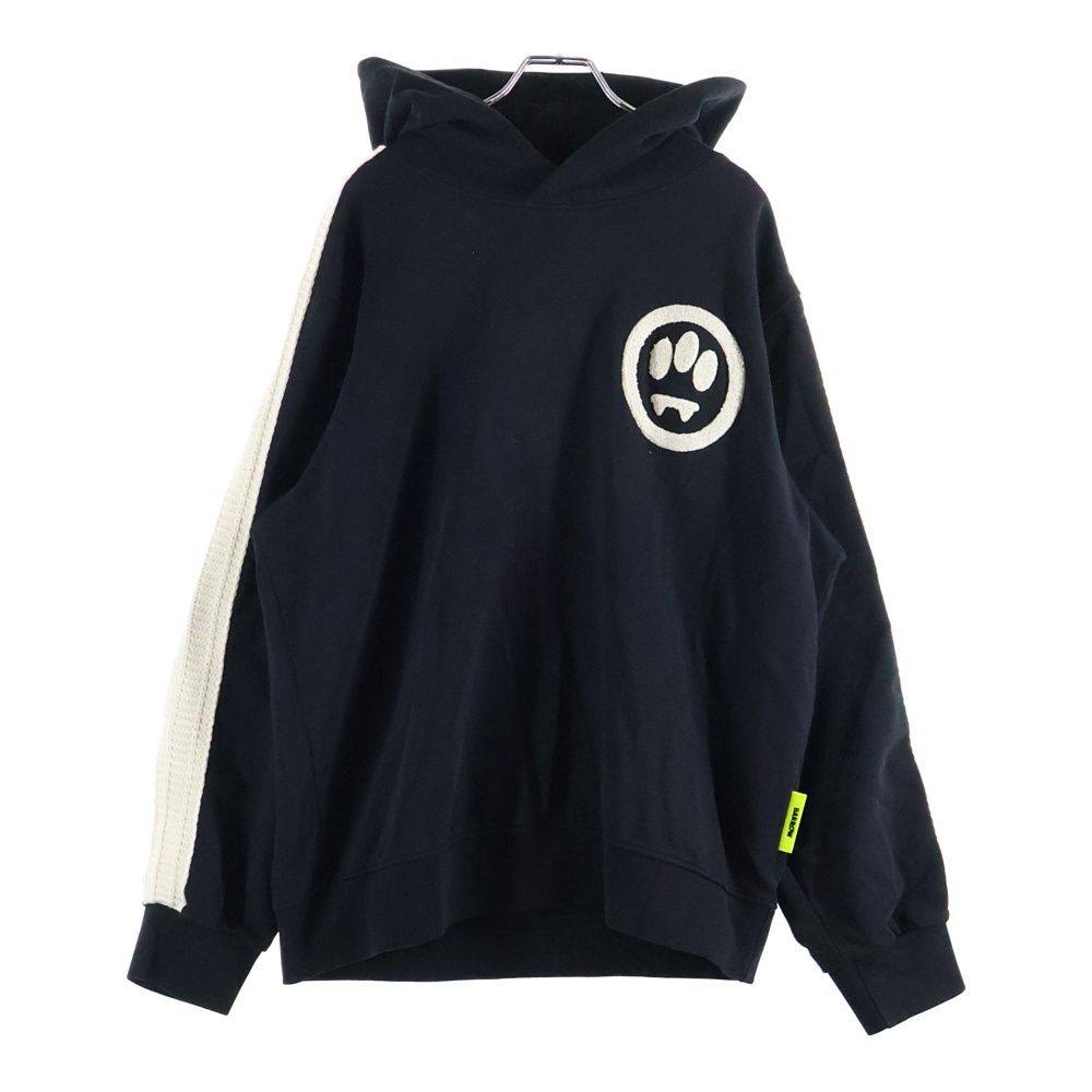 BARROW (バロウ) COTTON HOODIE アップリケ コットンフーディ プル