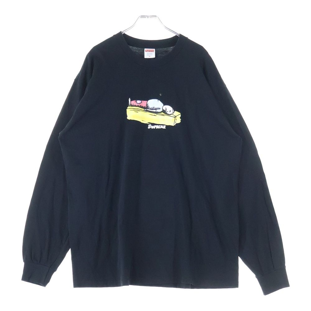 SUPREME シュプリーム 23 AW Neil Blender Arrow L S Tee ネイルブレンダーアロー ロングスリーブ 長袖Tシャツ カットソー ブラック