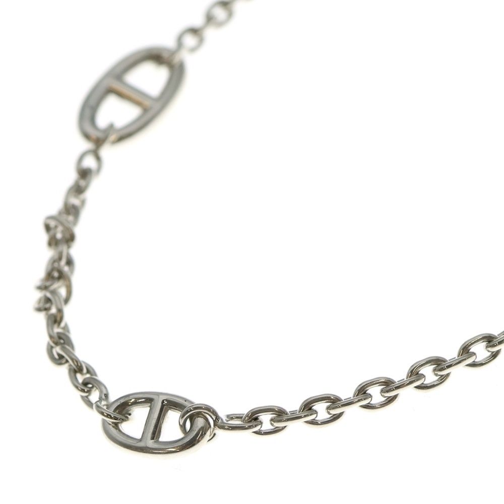 HERMES エルメス Chaine d Ancre シェーヌダンクル ファランドール ロング チェーン ネックレス シルバー