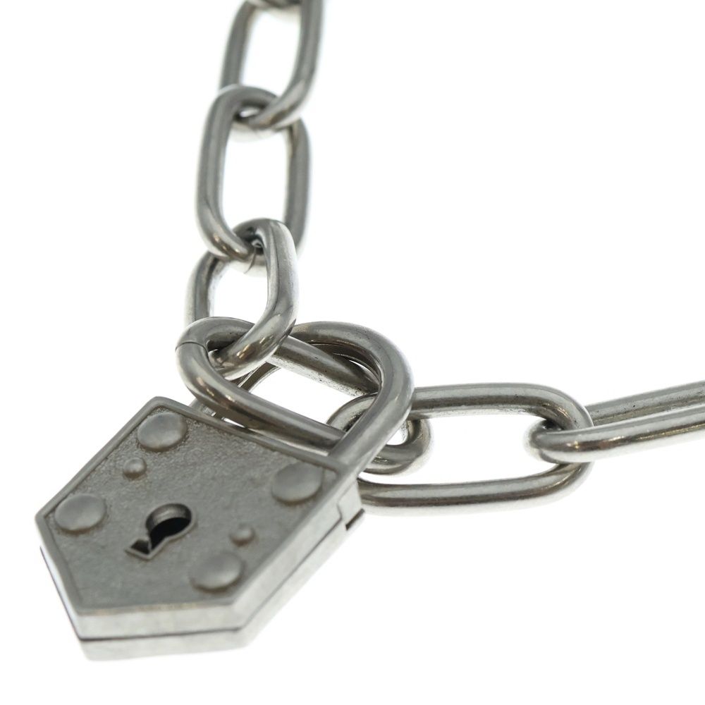 RAF SIMONS (ラフシモンズ) 22AW 南京錠 チェーンネックレス シルバー