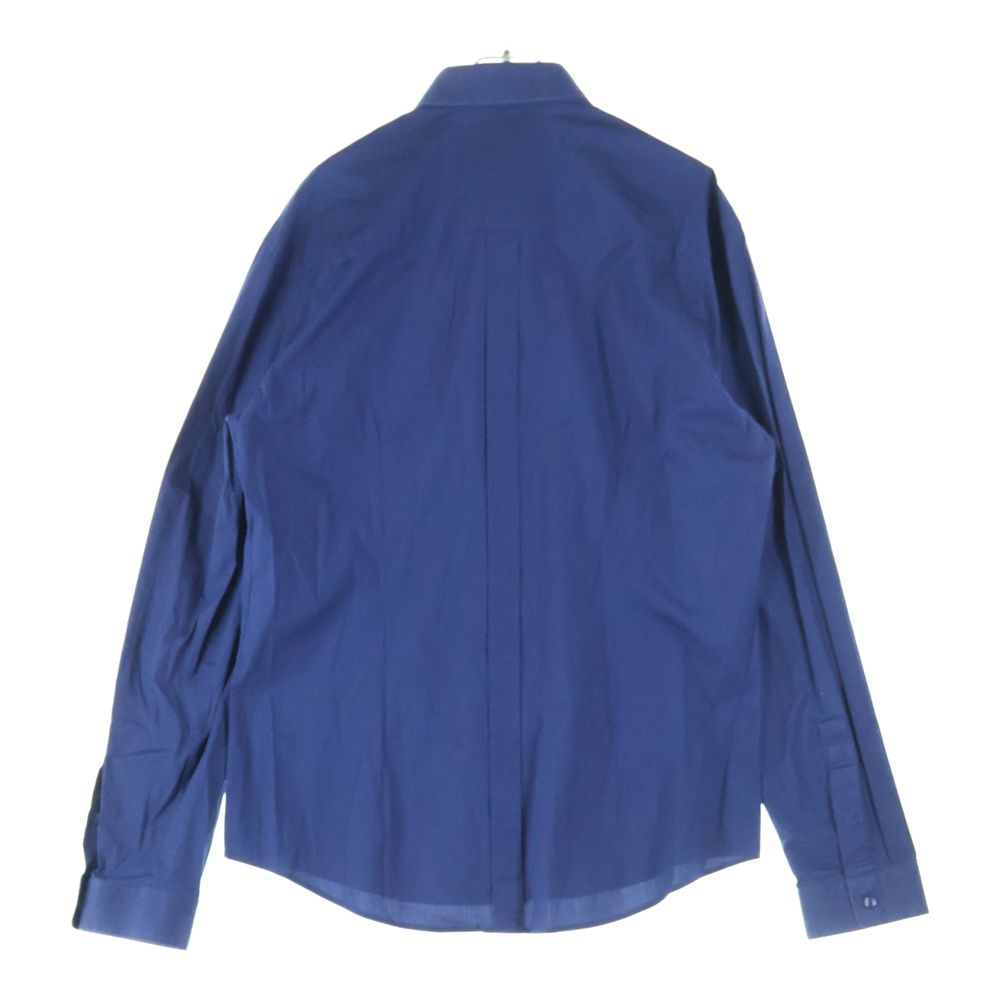 VERSACE ヴェルサーチ 0ポケット ロングスリーブ コットンシャツ ブルー