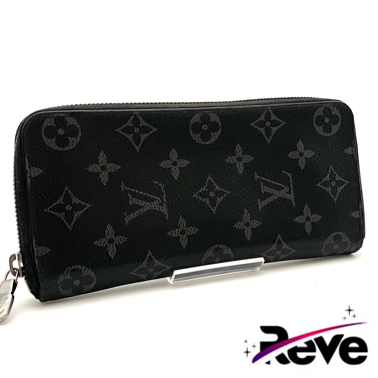 新型】ルイヴィトン モノグラム エクリプス ジッピーウォレット ヴェル