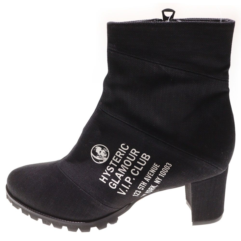 HYSTERIC GLAMOUR (ヒステリックグラマー) デニムパッチワークヒール