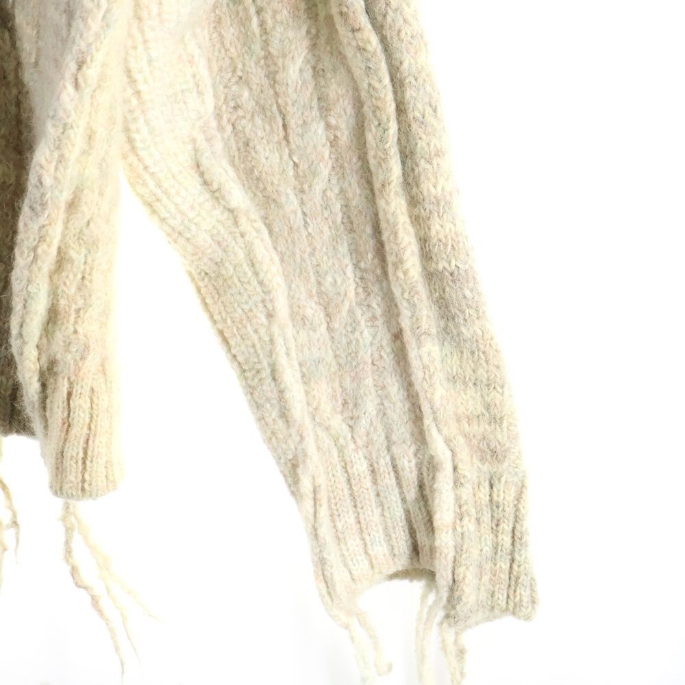 SUGARHILL (シュガーヒル) 21AW MULTICOLOR CABLE BUG KNIT ケーブル