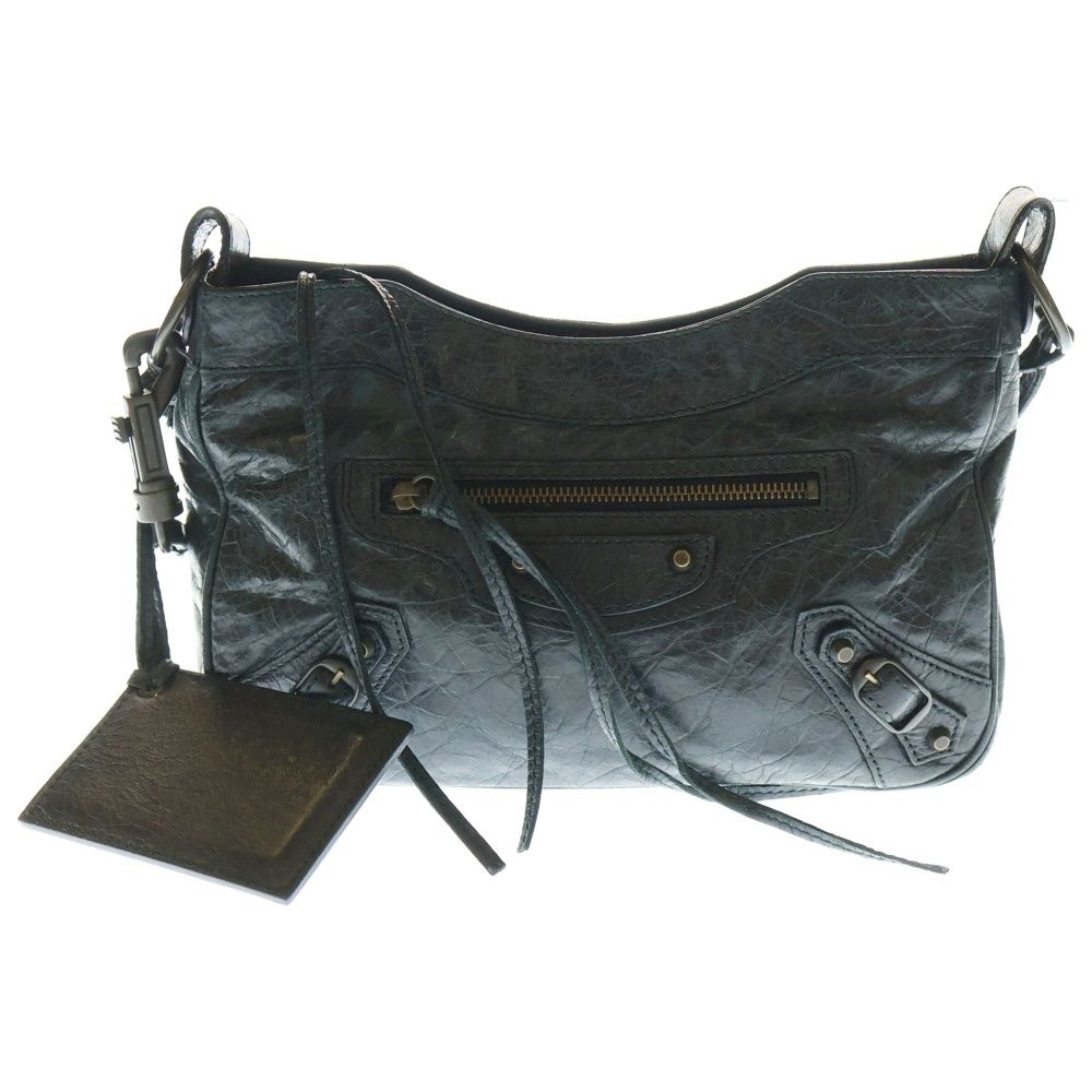 バレンシアガ ザ ヒップ ショルダーバッグ ブラック ゴールド金具 ラムスキン 242803 D 94 IT