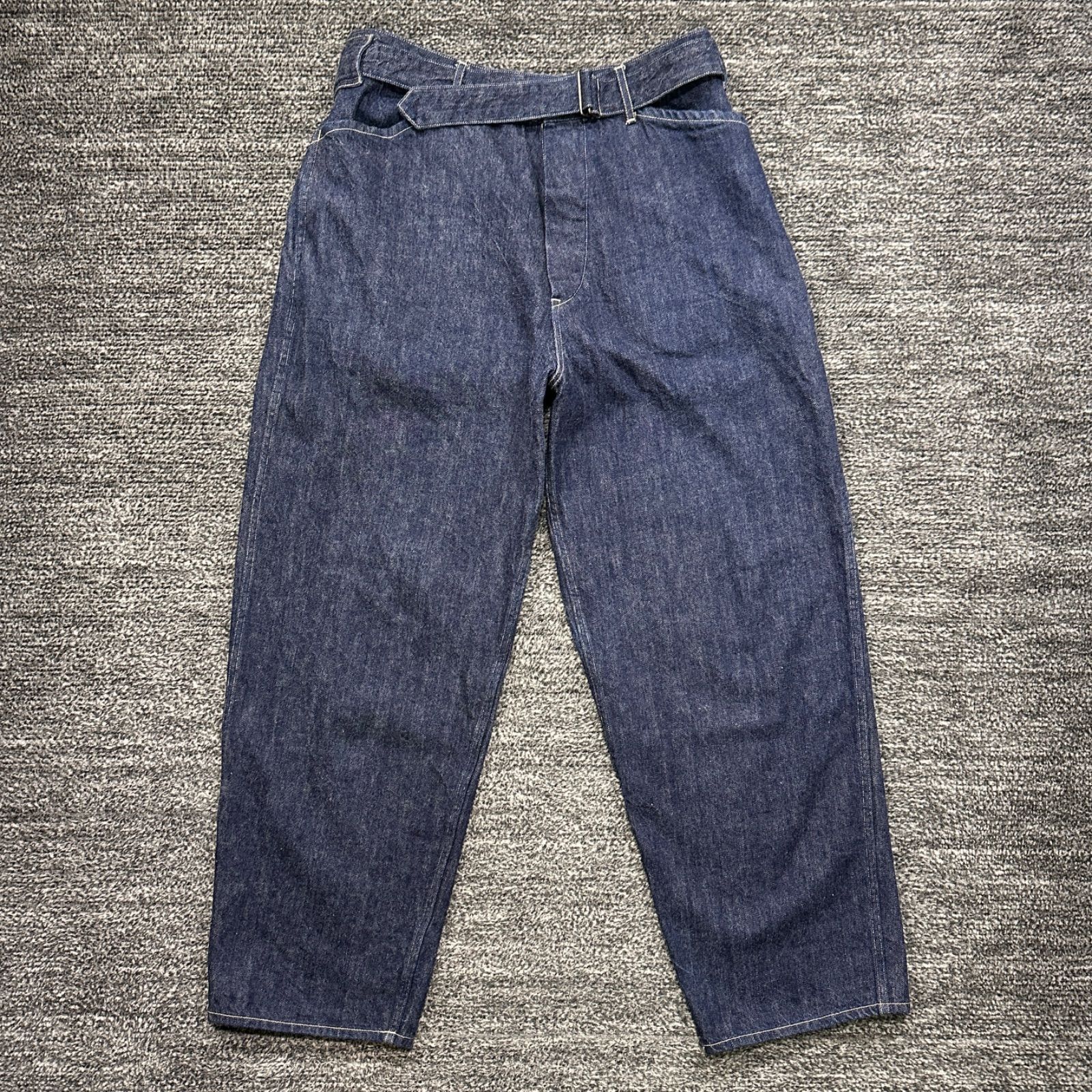 美品 22aw Comoli デニムベルテッドパンツ 2 コモリ□ 【公式通販】