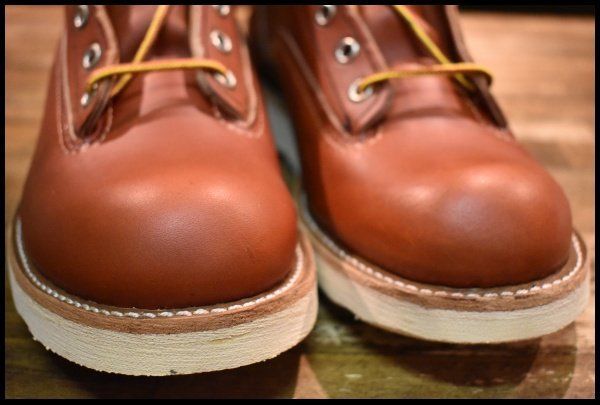 10D 箱付 未使用 08年】レッドウィング 2907 ラインマン 赤茶 レッド